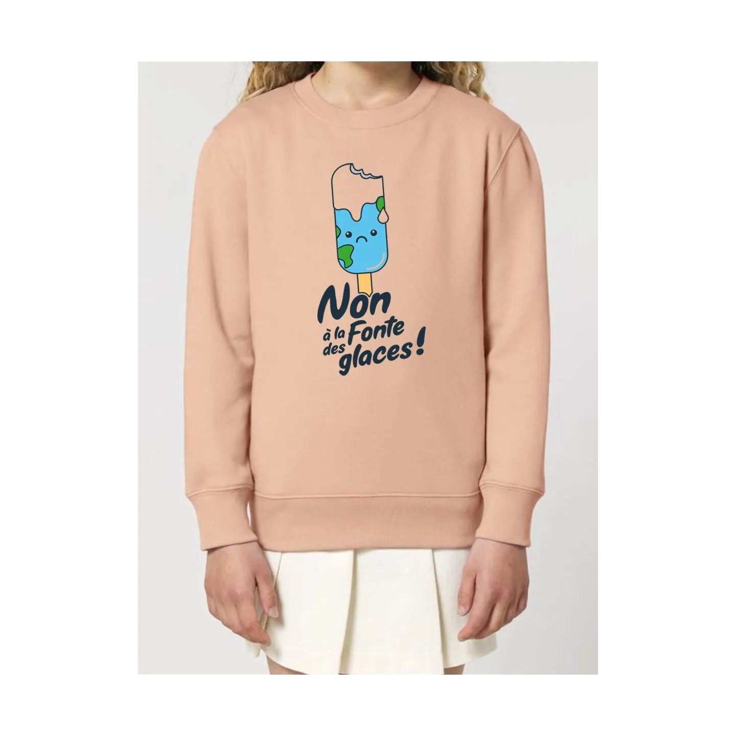 Sweat enfant Non à la fonte des glaces