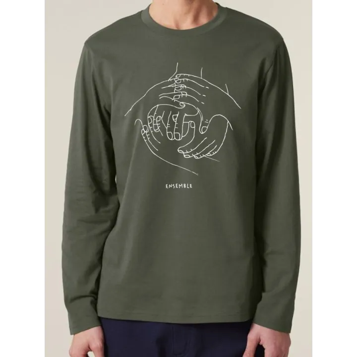 T-shirt manches longues homme "Ensemble"