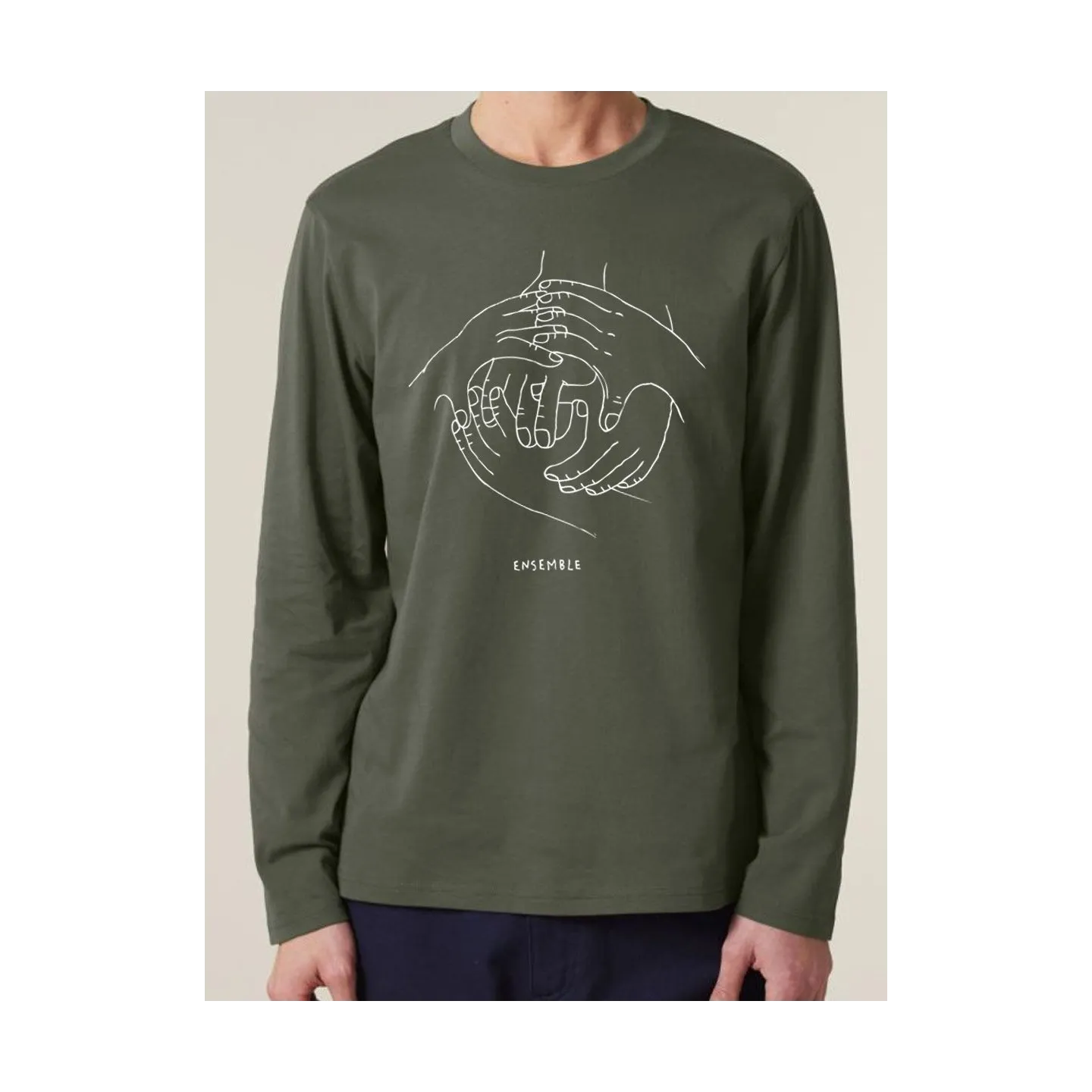 T-shirt manches longues homme "Ensemble"