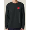 T-shirt manches longues homme "mains cœur"