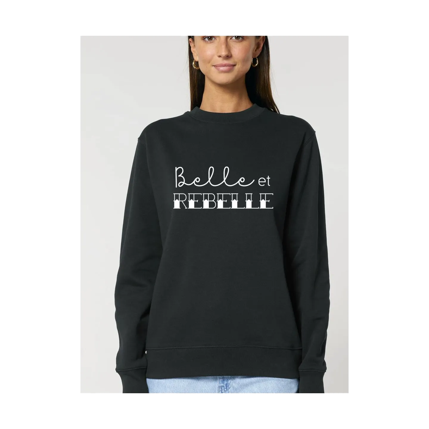 Sweat-shirt loose "Belle & Rebelle"