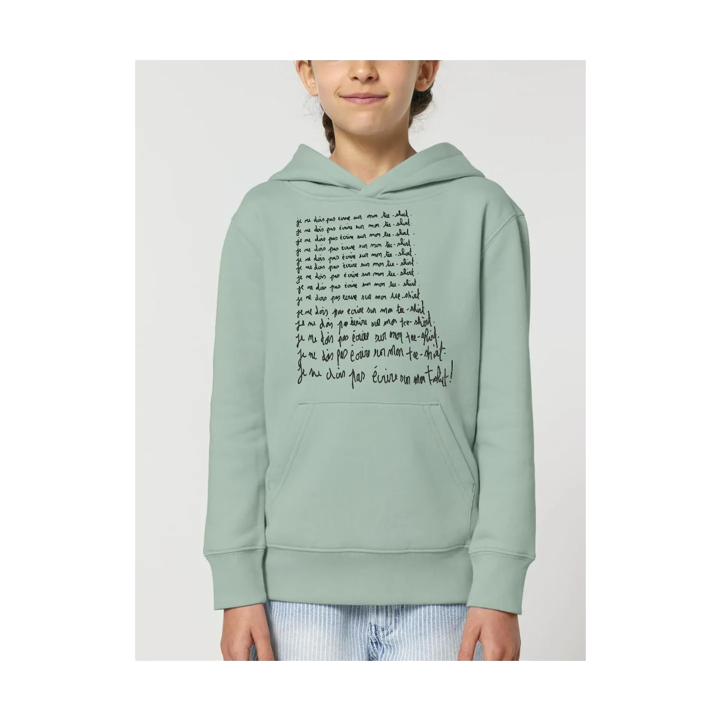 Sweat enfant "Je ne dois pas écrire"