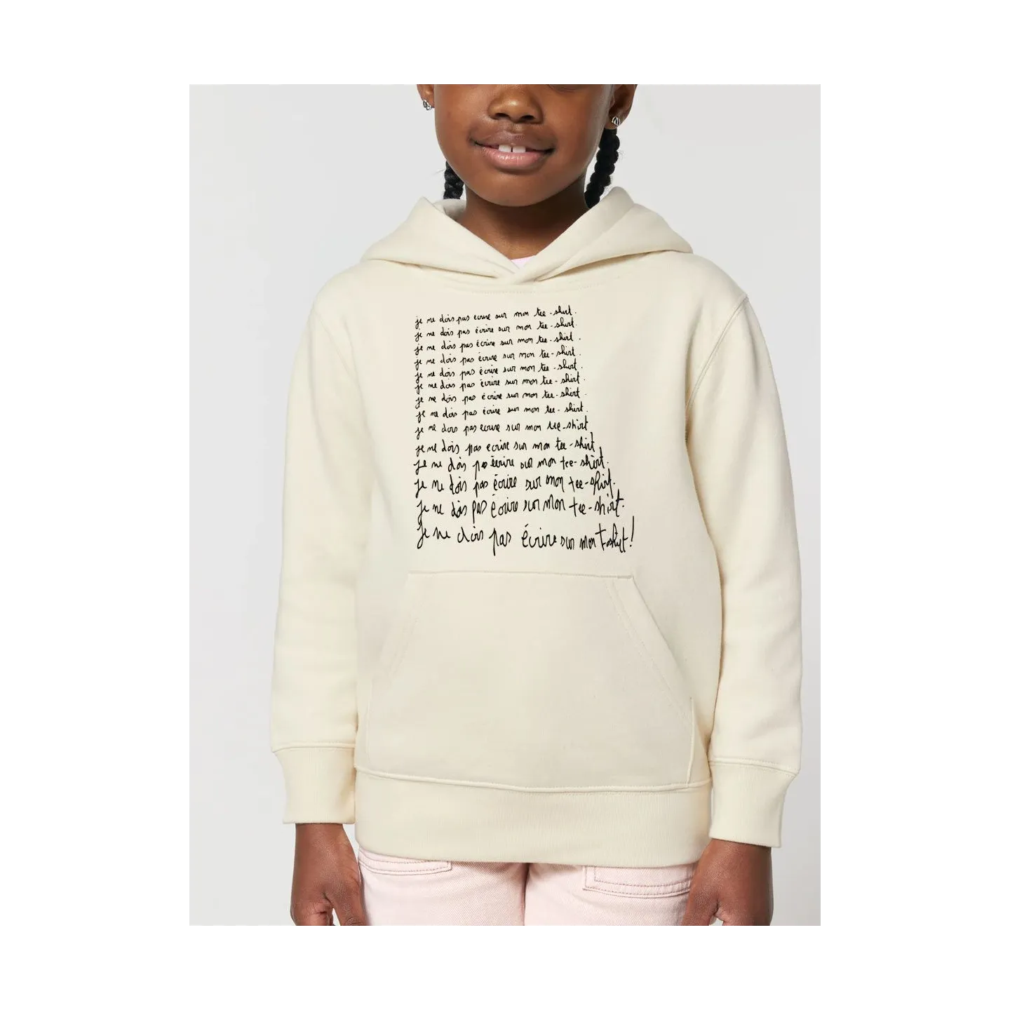 Sweat enfant "Je ne dois pas écrire"