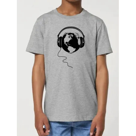 Tee shirt enfant "Ecoute la Terre"