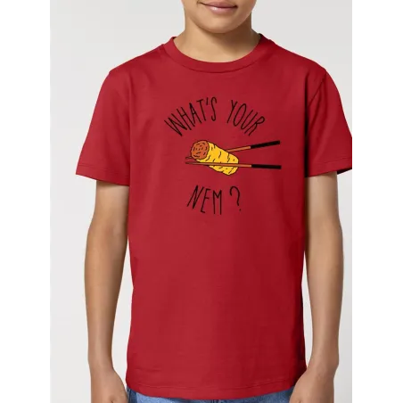 T-shirt enfant "What 's your nem ?"