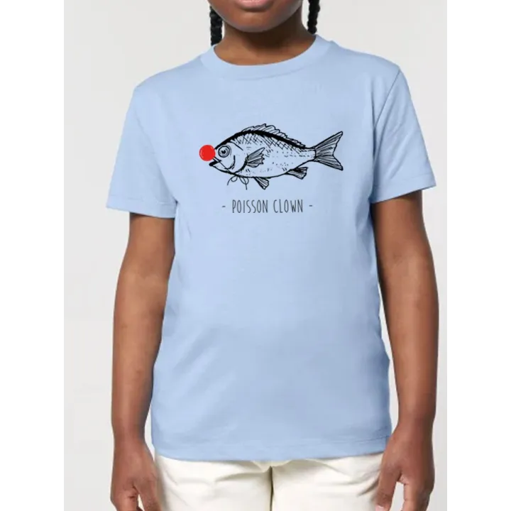 Tee shirt enfant Poisson Clown