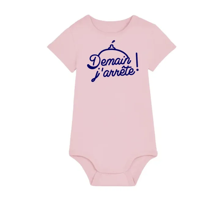 Body bébé ''Demain j'arrête'' (sein)