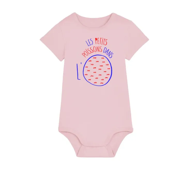 Body bébé ''Les petits poissons dans l'O''
