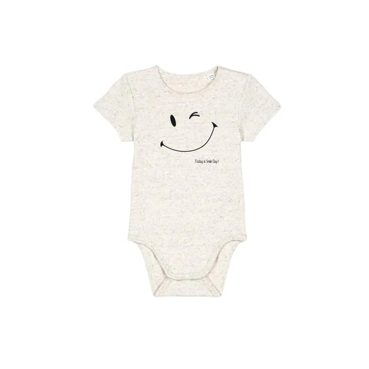 Body bébé "Today is smile day"