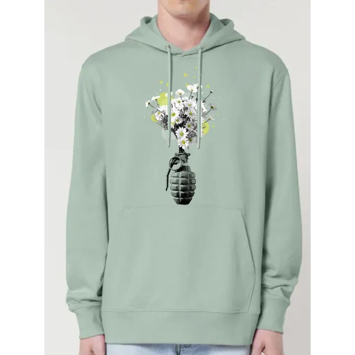 Sweat Homme "Flower Bomb"