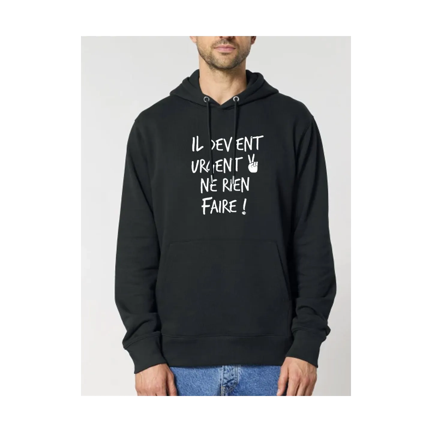 Sweat homme "Il devient urgent"
