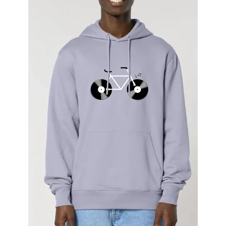 Sweat homme "Vélo vinyle"