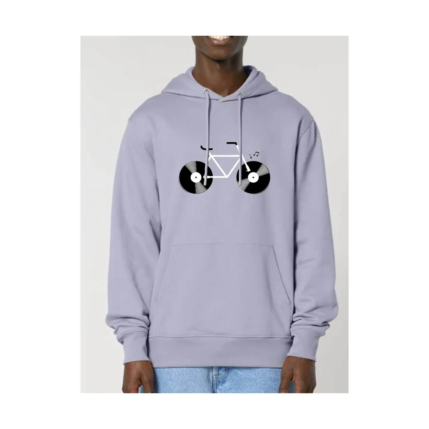 Sweat homme "Vélo vinyle"