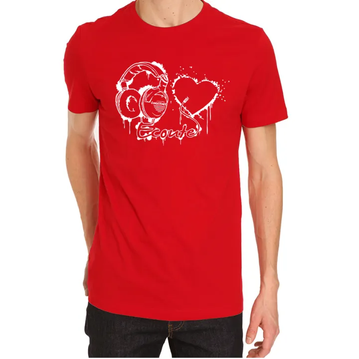 T-shirt homme "écoute ton coeur"