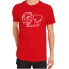 T-shirt homme "écoute ton coeur"