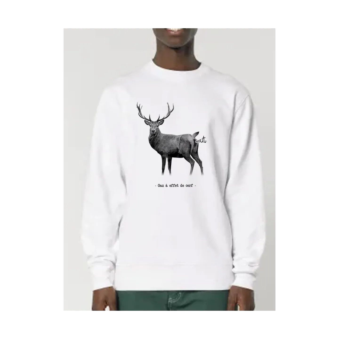 Sweat "Gaz a effet de cerf"
