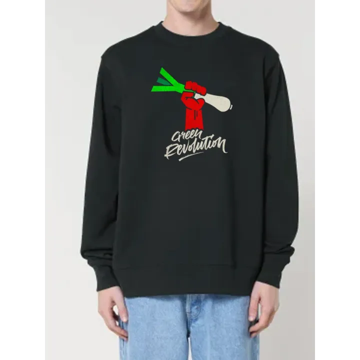 Sweat-shirt homme "Green revolution"