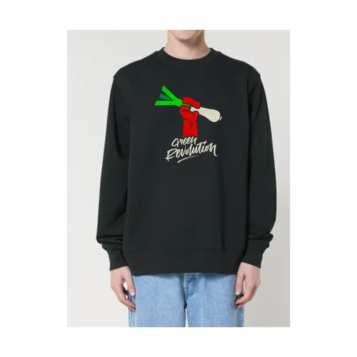 Sweat-shirt homme "Green revolution"