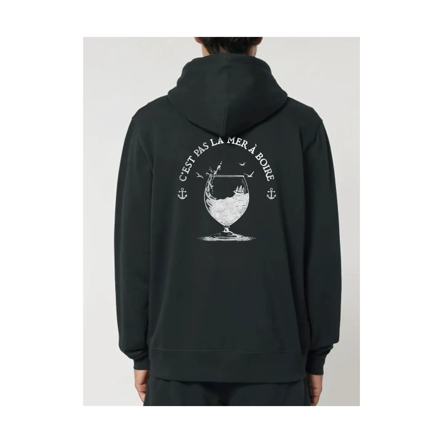 Veste Capuche homme "La mer à boire"