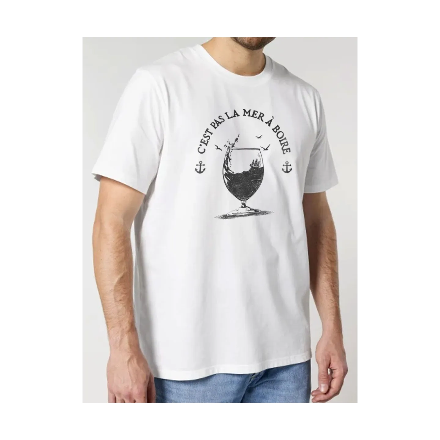 T-shirt  "La mer à boire"