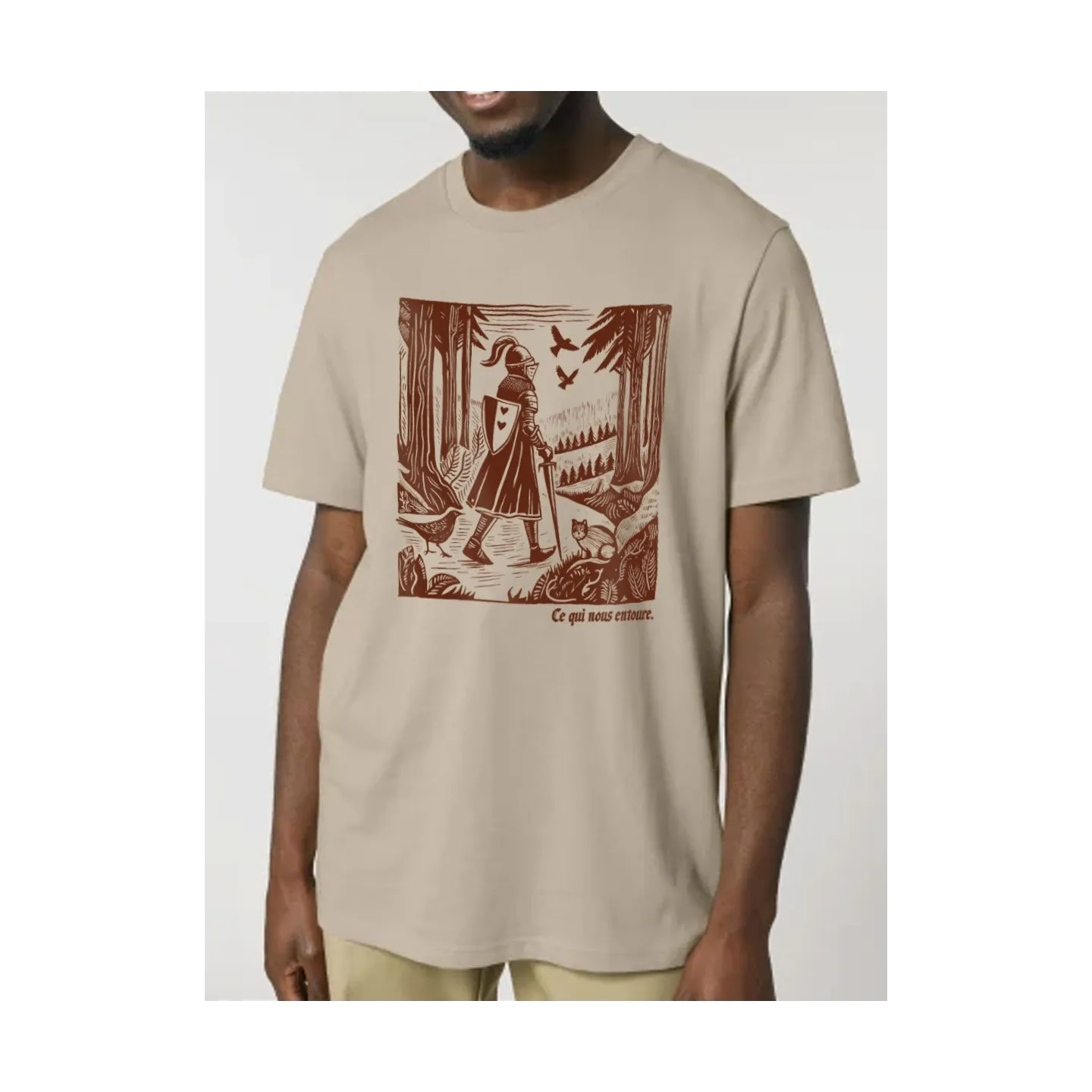 T-shirt homme ''Plastic Fish''