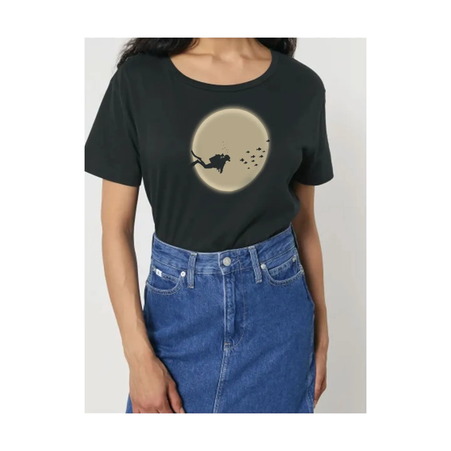 T-shirt femme "PLONGEUR DE L'ESPACE"