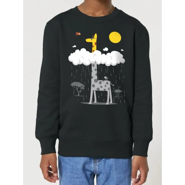 Sweat enfant "Girafe au soleil" by LeDuc