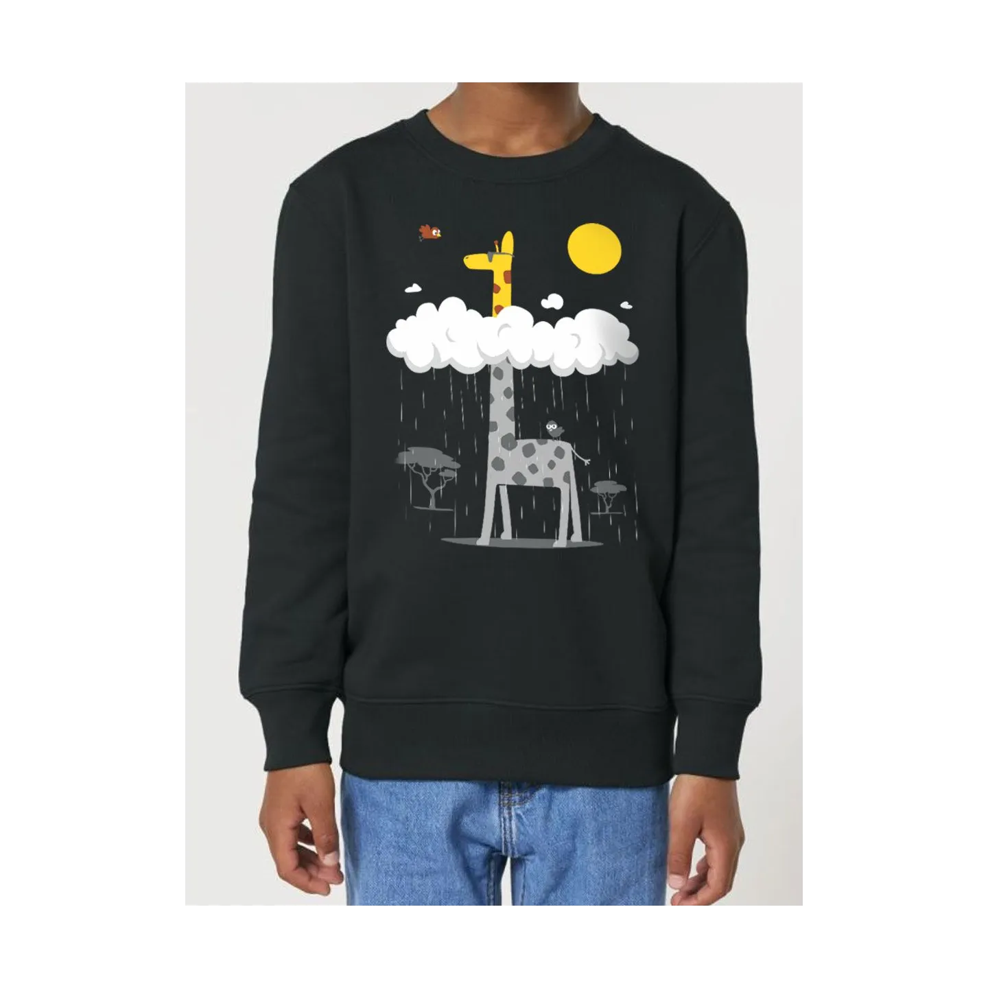 Sweat enfant "Girafe au soleil" by LeDuc