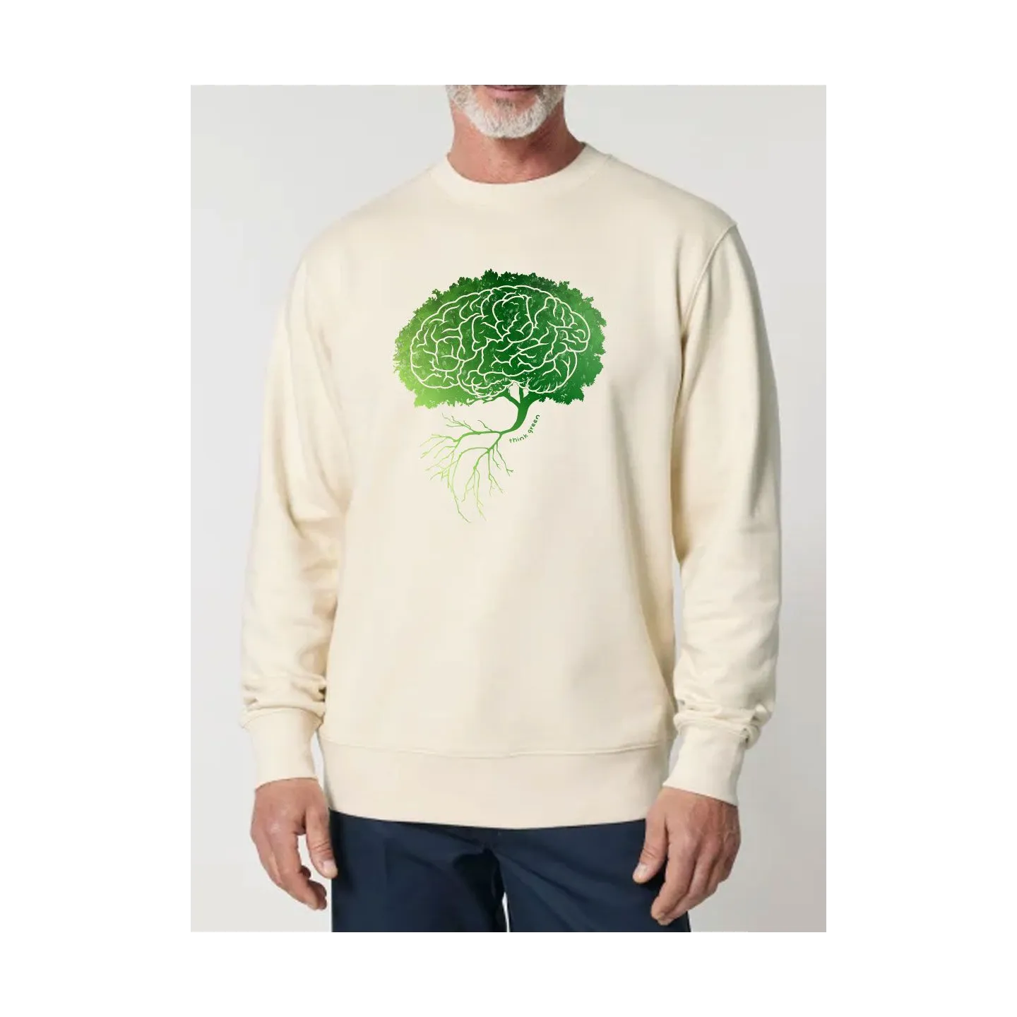 Sweat homme ''THINK GREEN''