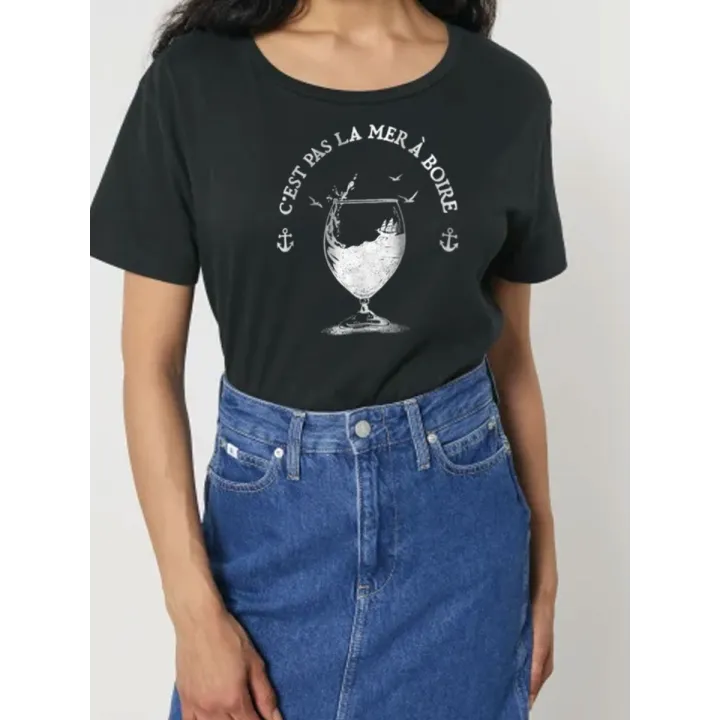 T-shirt femme "LA MER A BOIRE" by LeDuc