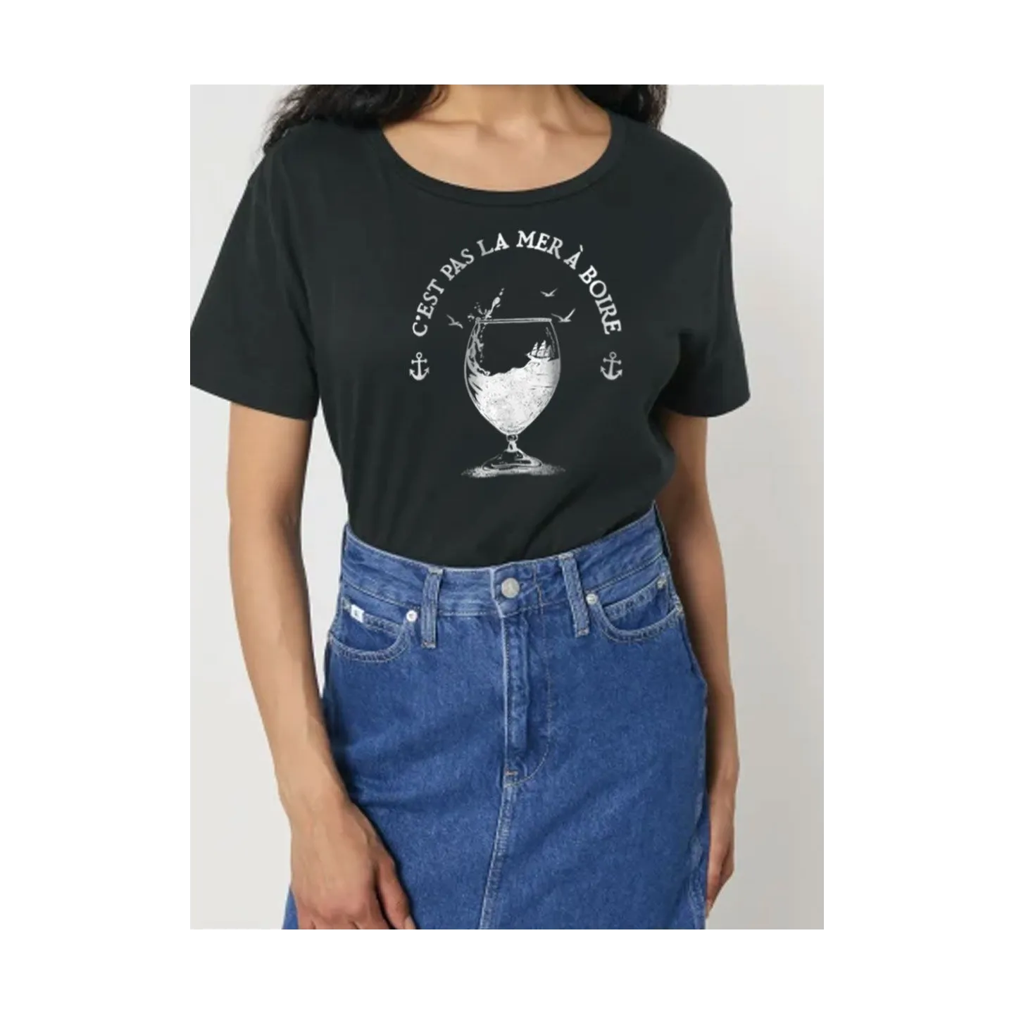 T-shirt femme "LA MER A BOIRE" by LeDuc