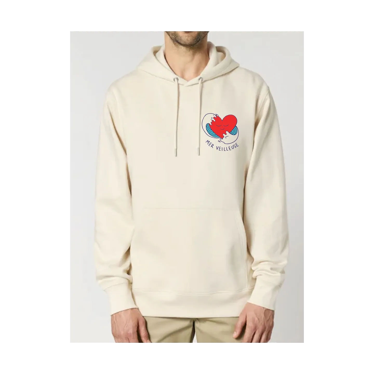 Sweat Capuche "MER VEILLEUSE"
