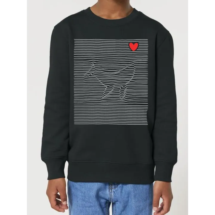 Sweat enfant "Baleine marinière"