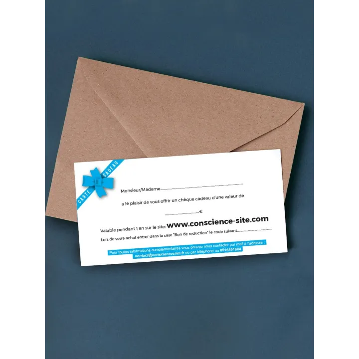Carte cadeau Conscience