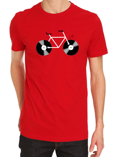 T-shirt homme "VELO VINYLE"