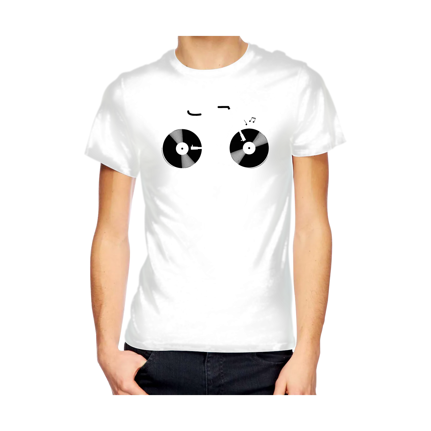 T-shirt homme "VELO VINYLE"