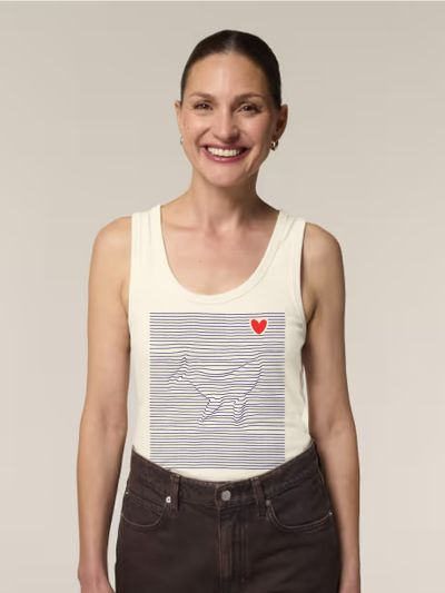 DÉBARDEUR FEMME "BALEINE MARINIERE" 