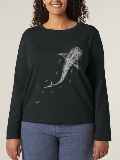 T-SHIRT MANCHES LONGUES FEMME "OCEANETOILE" PAR THE INK