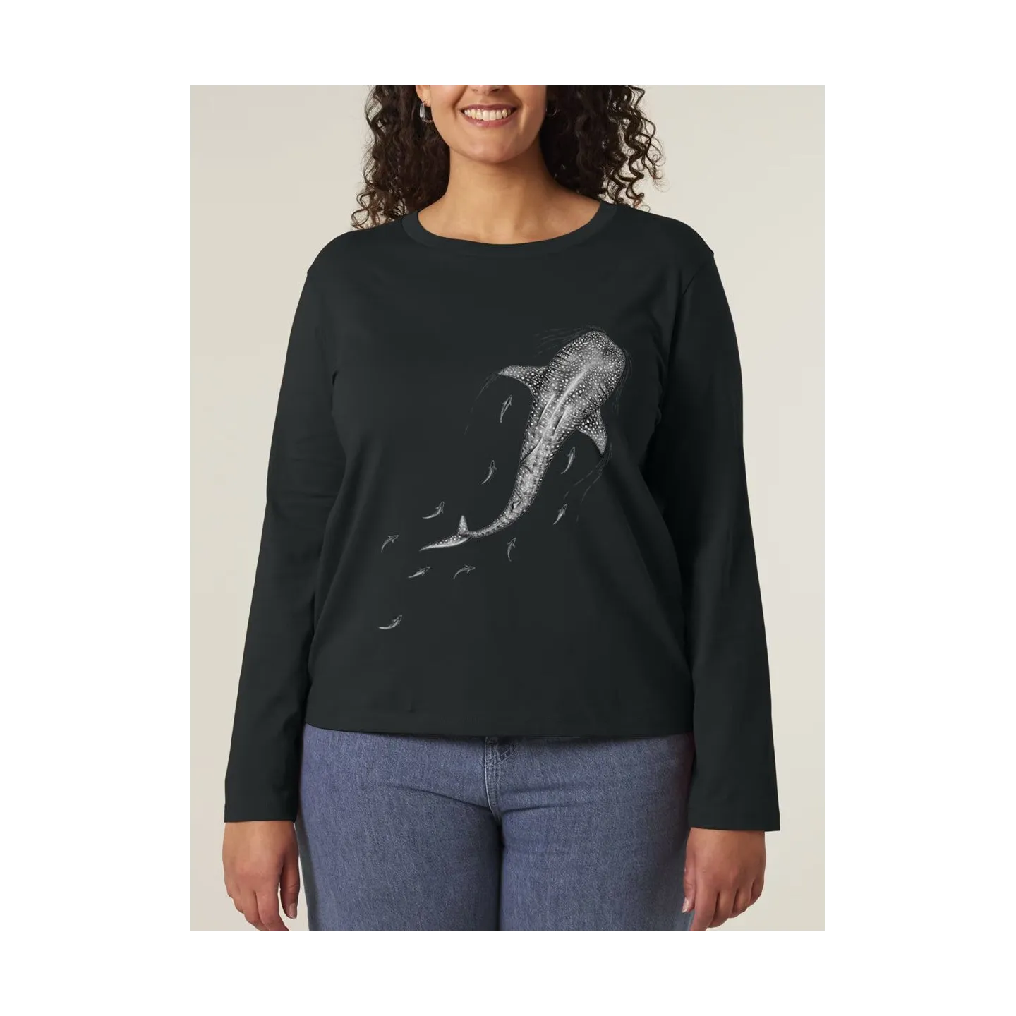 T-SHIRT MANCHES LONGUES FEMME "OCEANETOILE" PAR THE INK