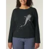 T-SHIRT MANCHES LONGUES FEMME "OCEANETOILE" PAR THE INK