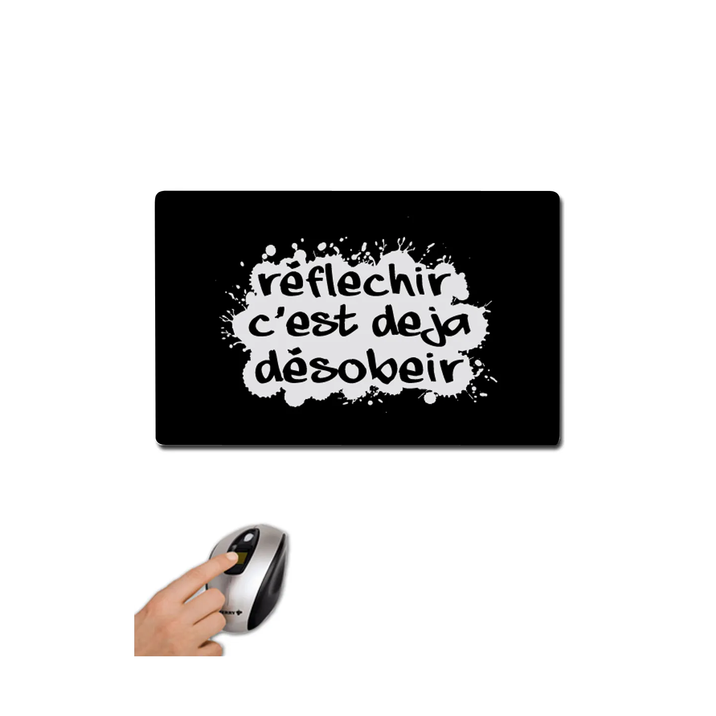 Tapis de souris "Réfléchir"