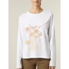 T-SHIRT MANCHES LONGUES FEMME "LOOSE LET IT BEE"	
