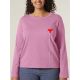 T-SHIRT MANCHES LONGUES FEMME "MAIN TENDU"	