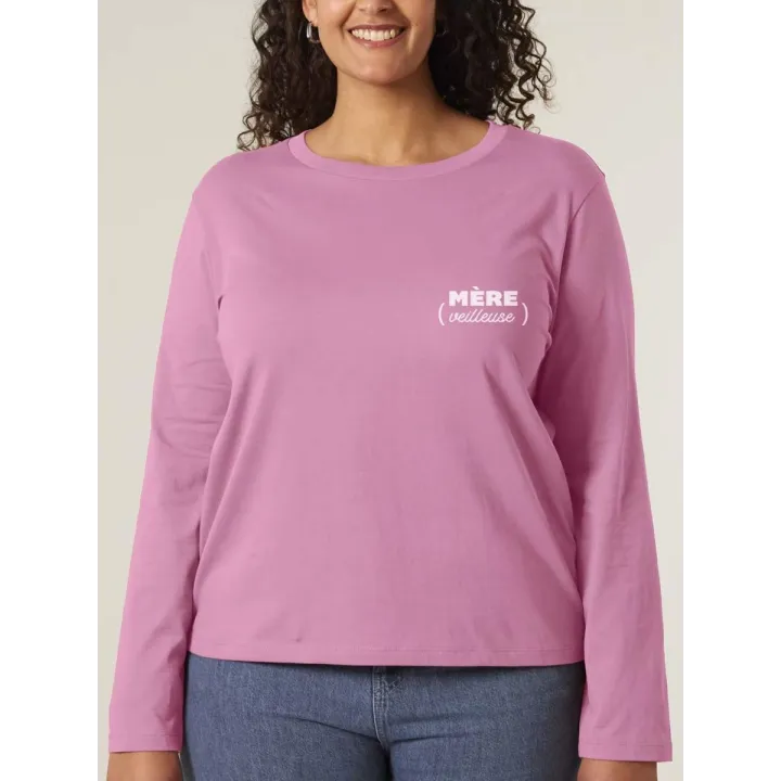 T-SHIRT MANCHES LONGUES FEMME "MERE VEUILLEUSE"