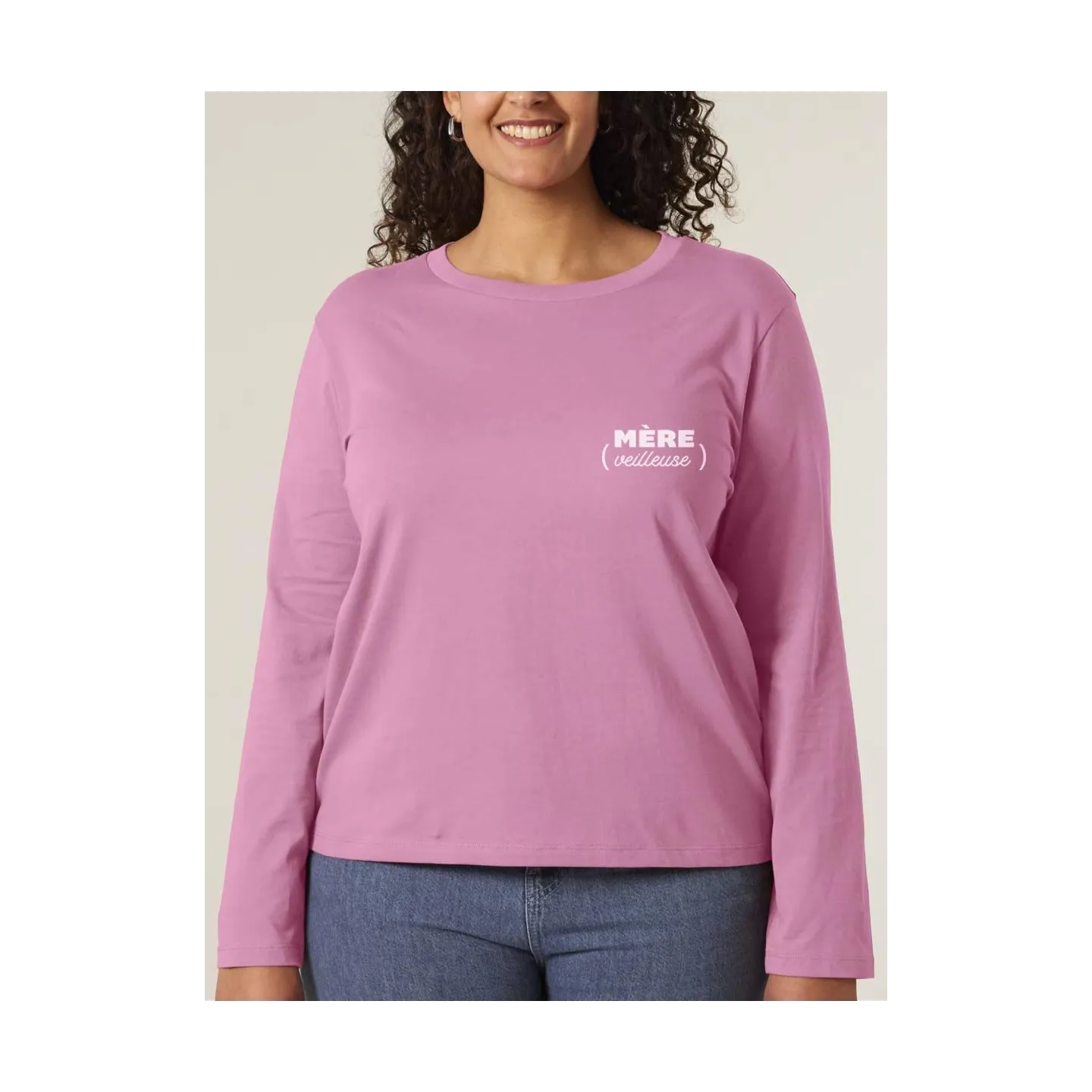 T-SHIRT MANCHES LONGUES FEMME "MERE VEUILLEUSE"