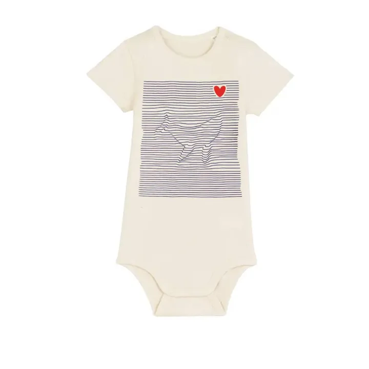BODY BÉBÉ ''BALEINE MARINIERE''