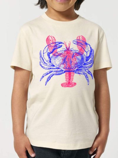 T-SHIRT ENFANT "HOMARD/CRABE" PAR RULIANO DES BOIS