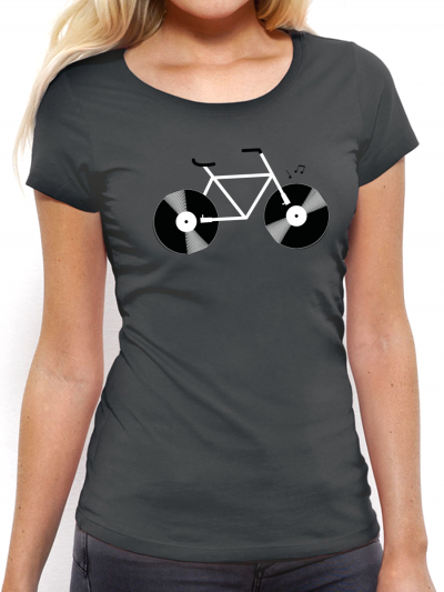 T-shirt femme "Velo Vinyle"