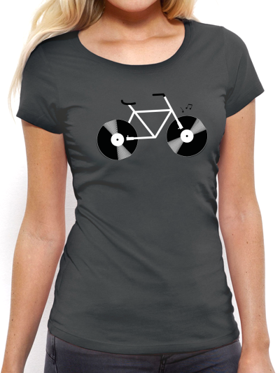 T-shirt femme "Velo Vinyle"