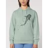 SWEAT FEMME "MAINS CŒUR" PAR THE INK